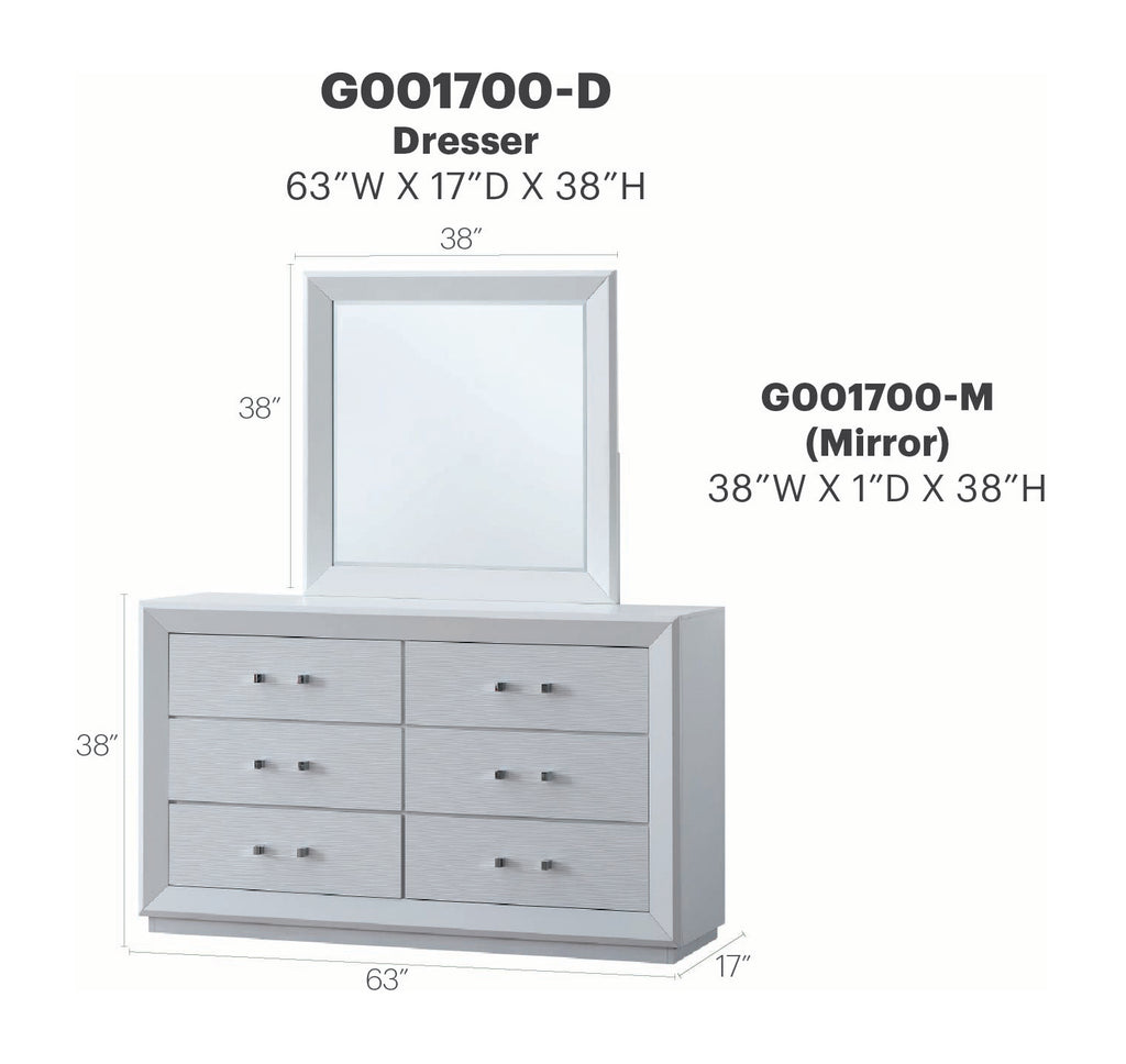 Mars Dresser and Mirror