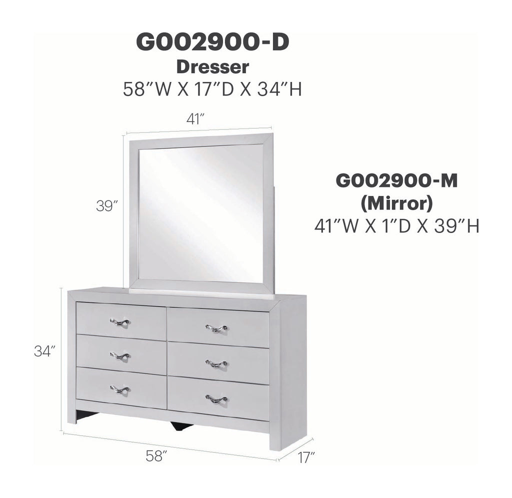 Moreland Dresser and Mirror