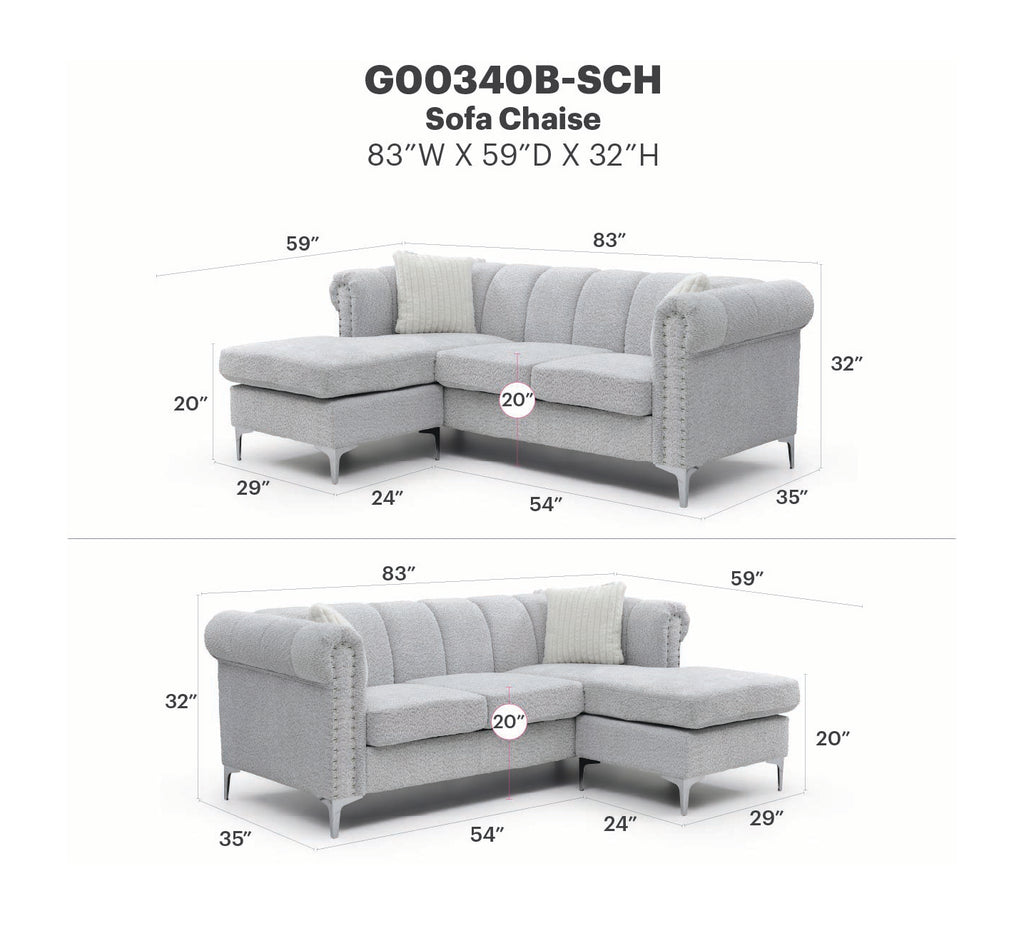 Sammy Sofa Chaise