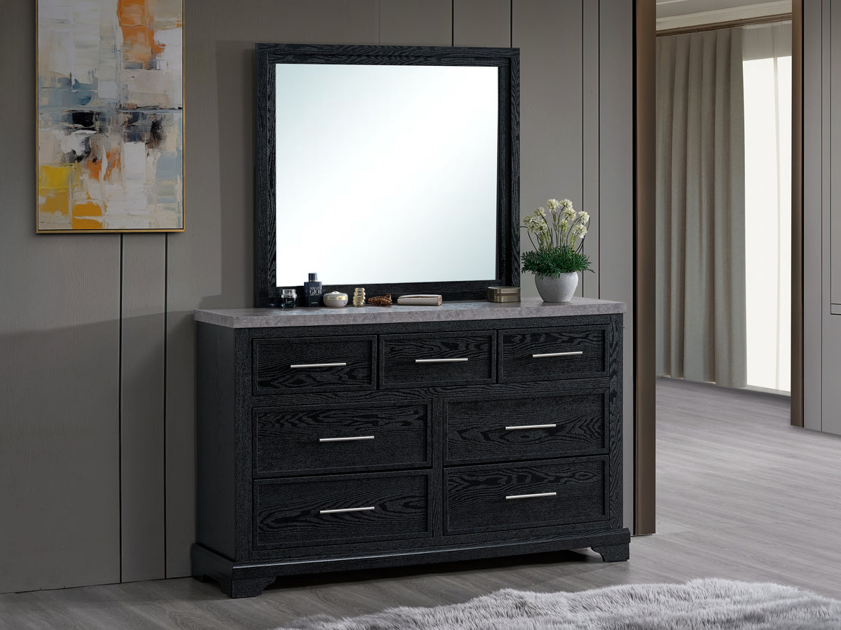 Grande Dresser and Mirror