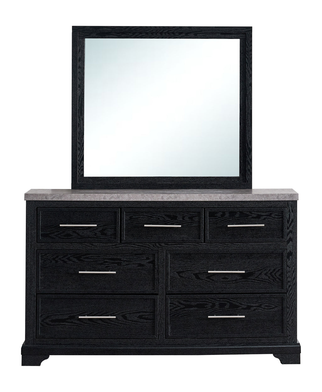 Grande Dresser and Mirror