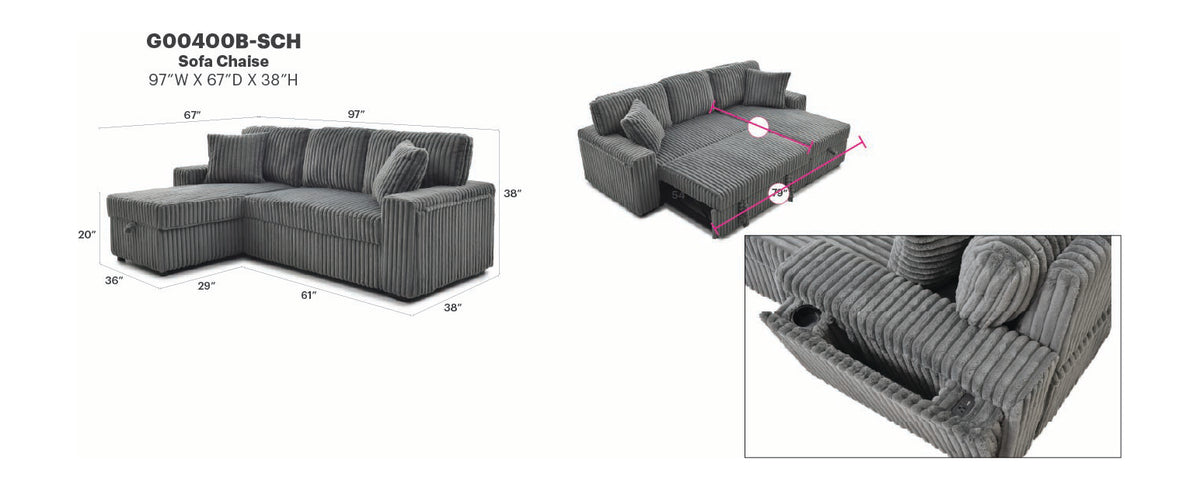 Connie Sofa chaise