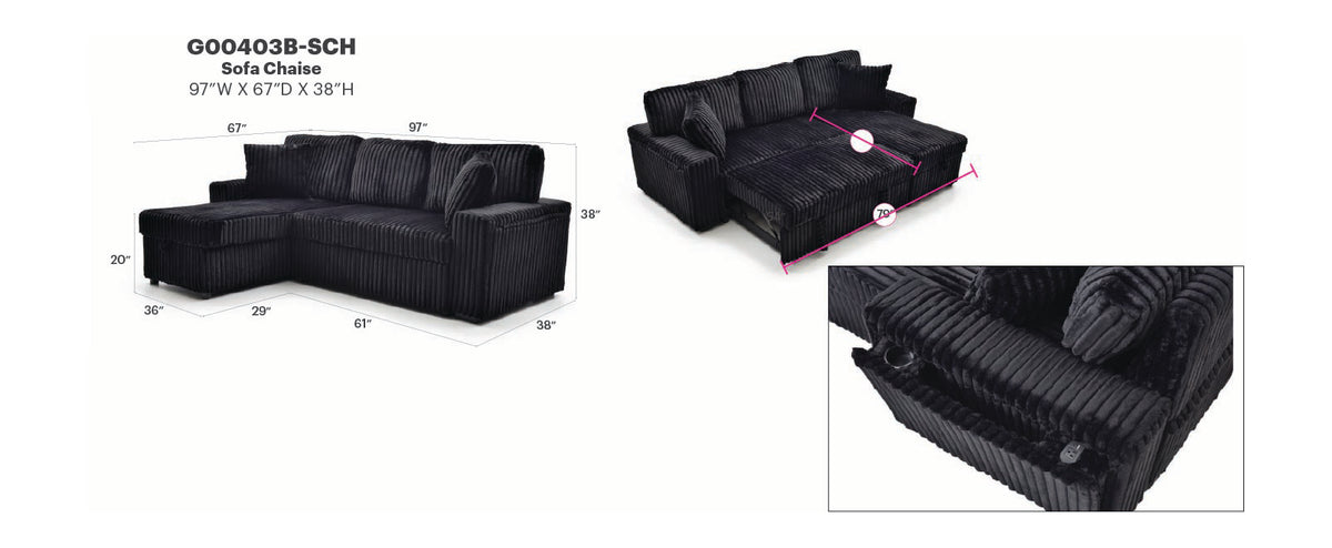 Connie Sofa chaise