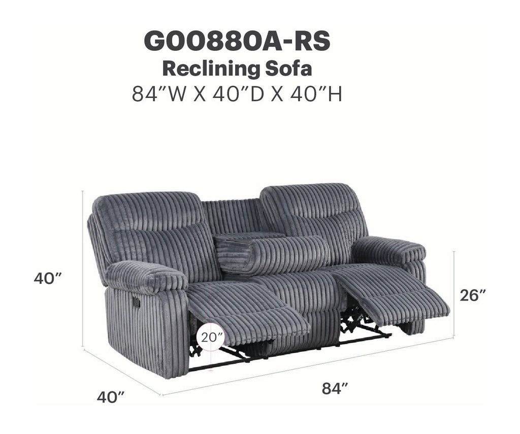 Comfy Reclining Sofa