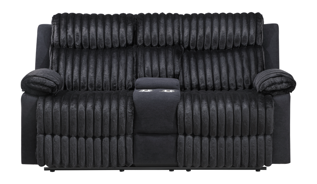 Plush Reclining Loveseat