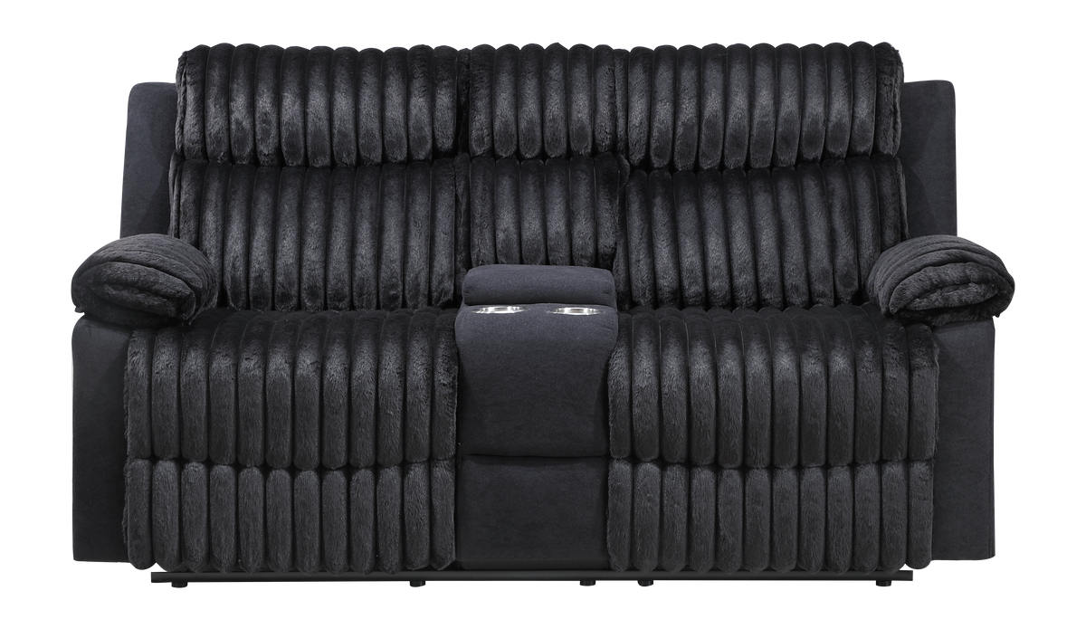Plush Reclining Loveseat