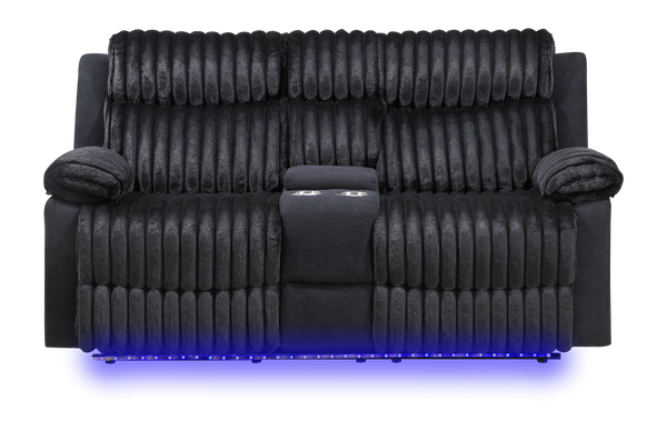 Plush Reclining Loveseat
