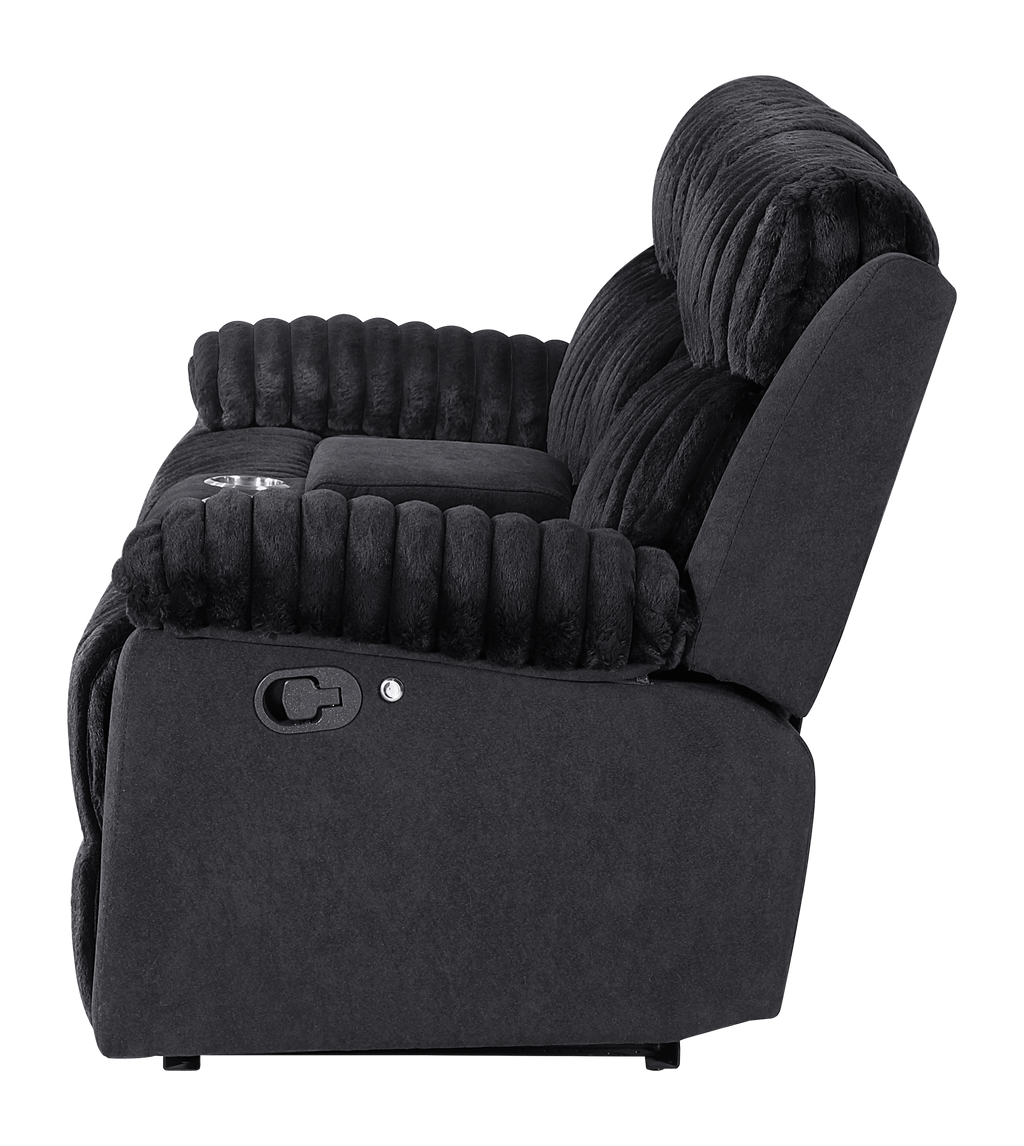 Plush Reclining Loveseat
