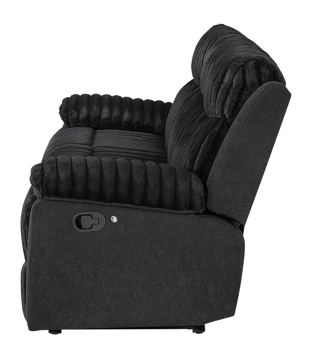 Plush Reclining Sofa