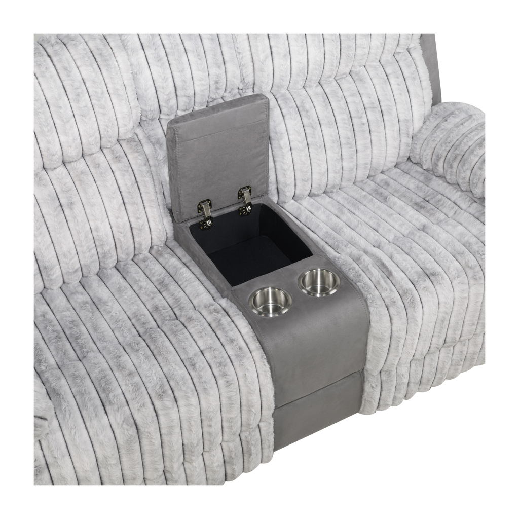 Plush Reclining Loveseat