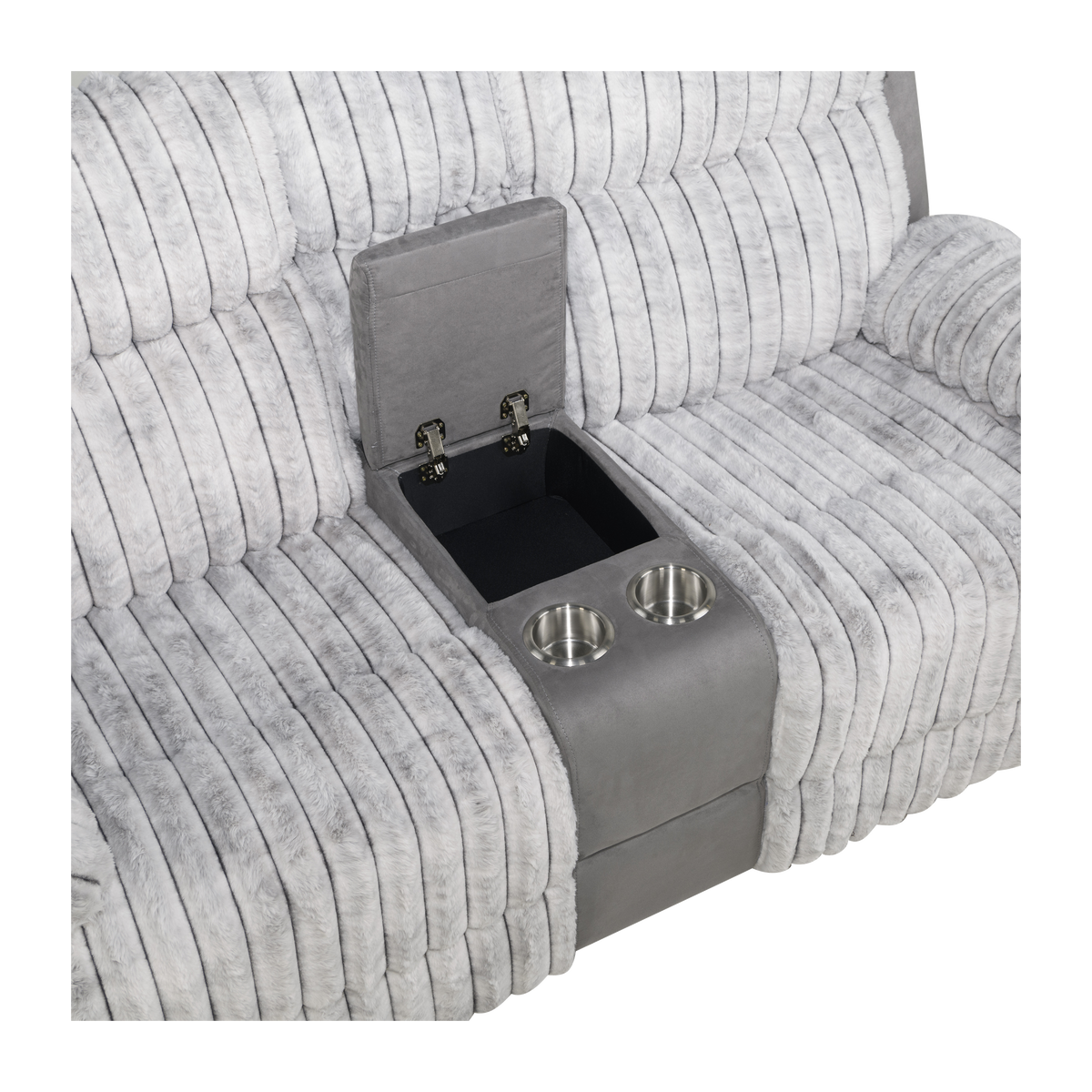 Plush Reclining Loveseat