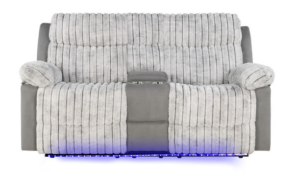 Plush Reclining Loveseat