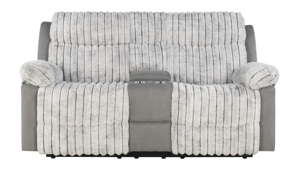 Plush Reclining Loveseat