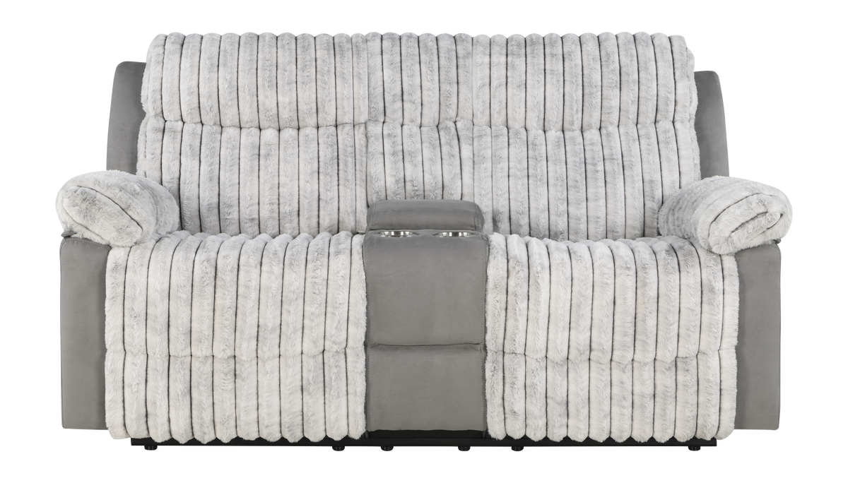 Plush Reclining Loveseat