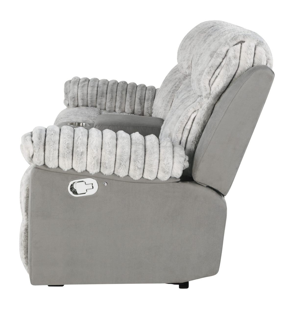 Plush Reclining Loveseat