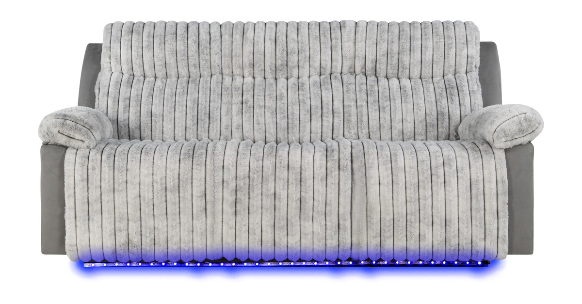 Plush Reclining Sofa