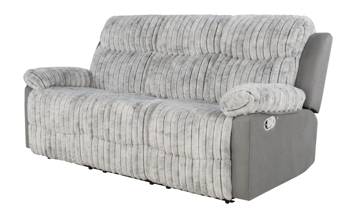 Plush Reclining Sofa
