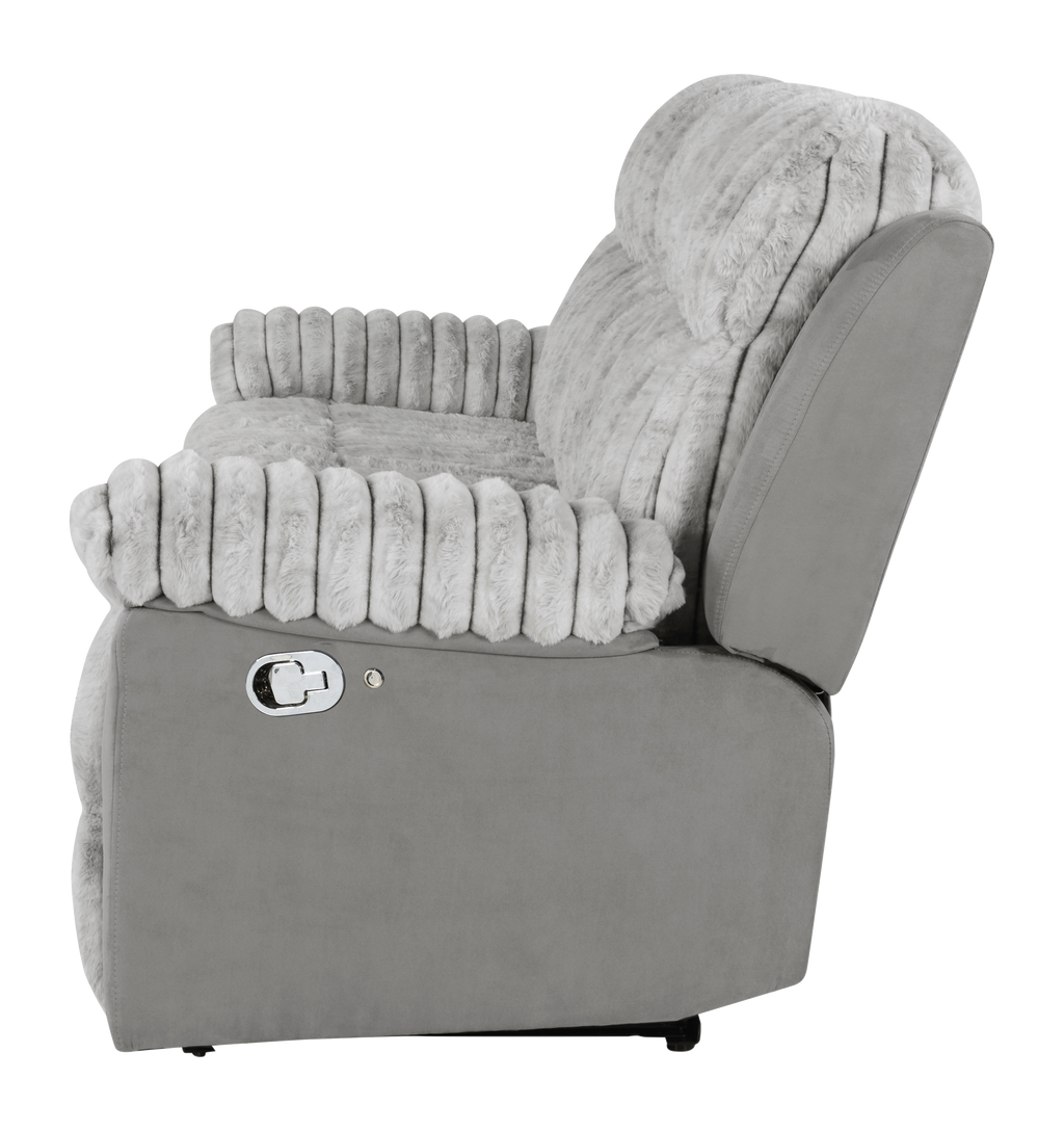 Plush Reclining Sofa