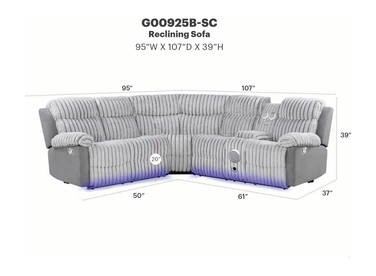 Plush Sectional