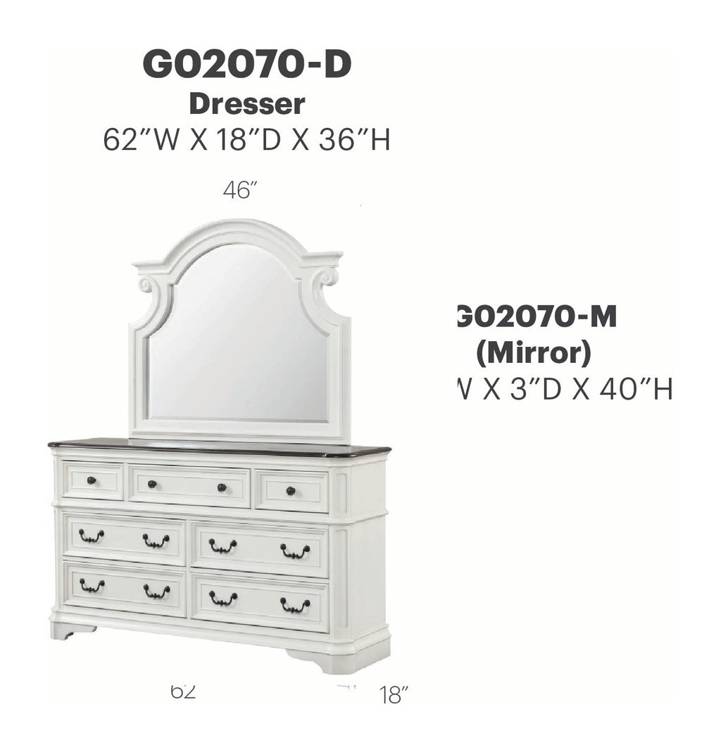 Irvine Dresser and Mirror