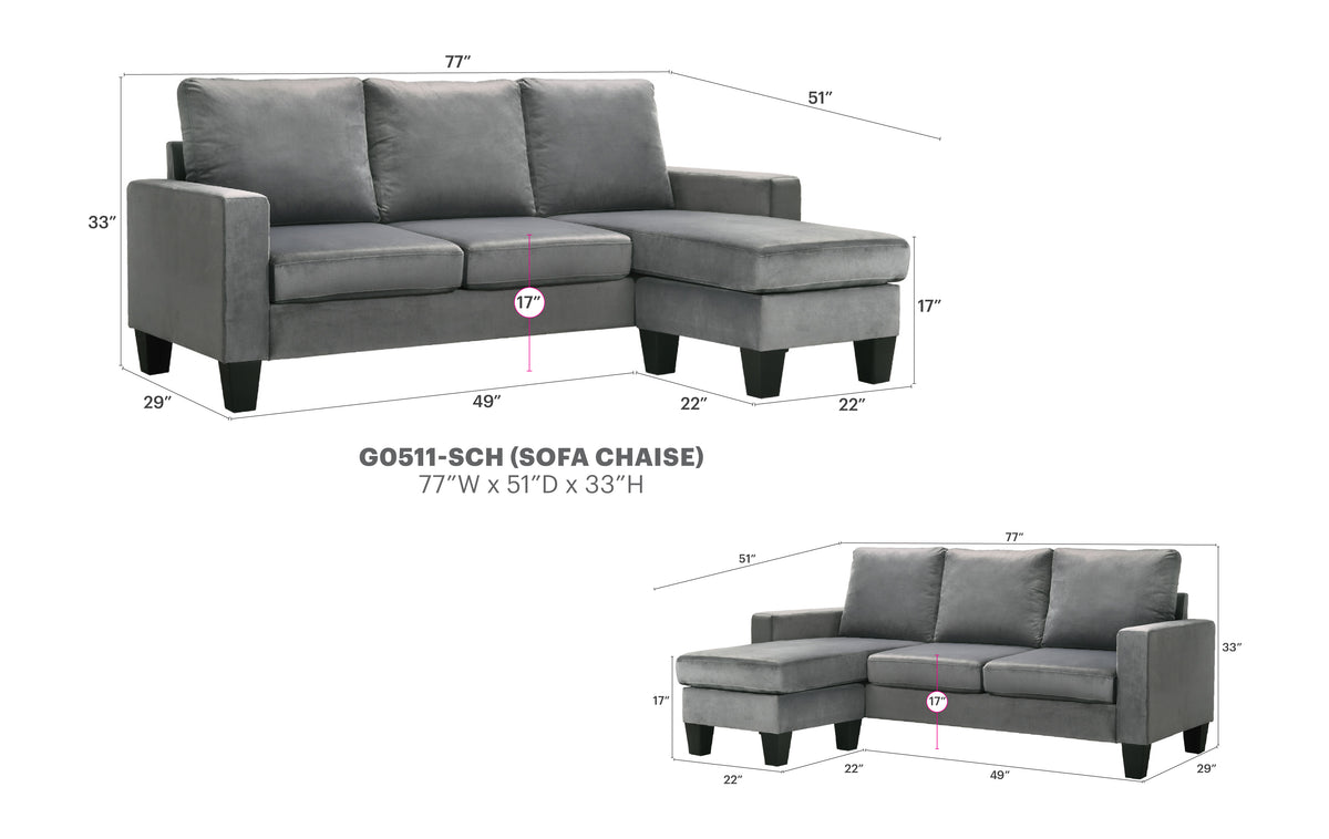 Jessica Sofa Chaise