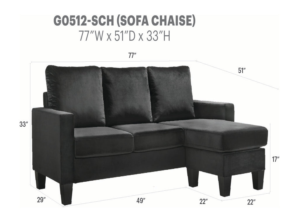 Jessica Sofa Chaise