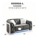 Sapphire Loveseat