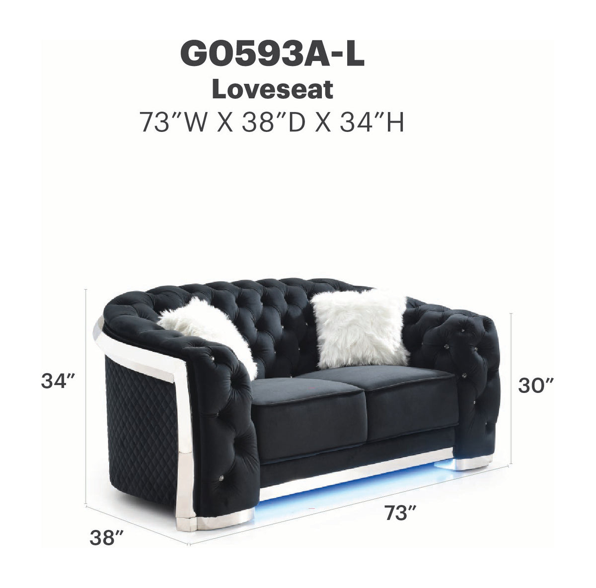Sapphire Loveseat