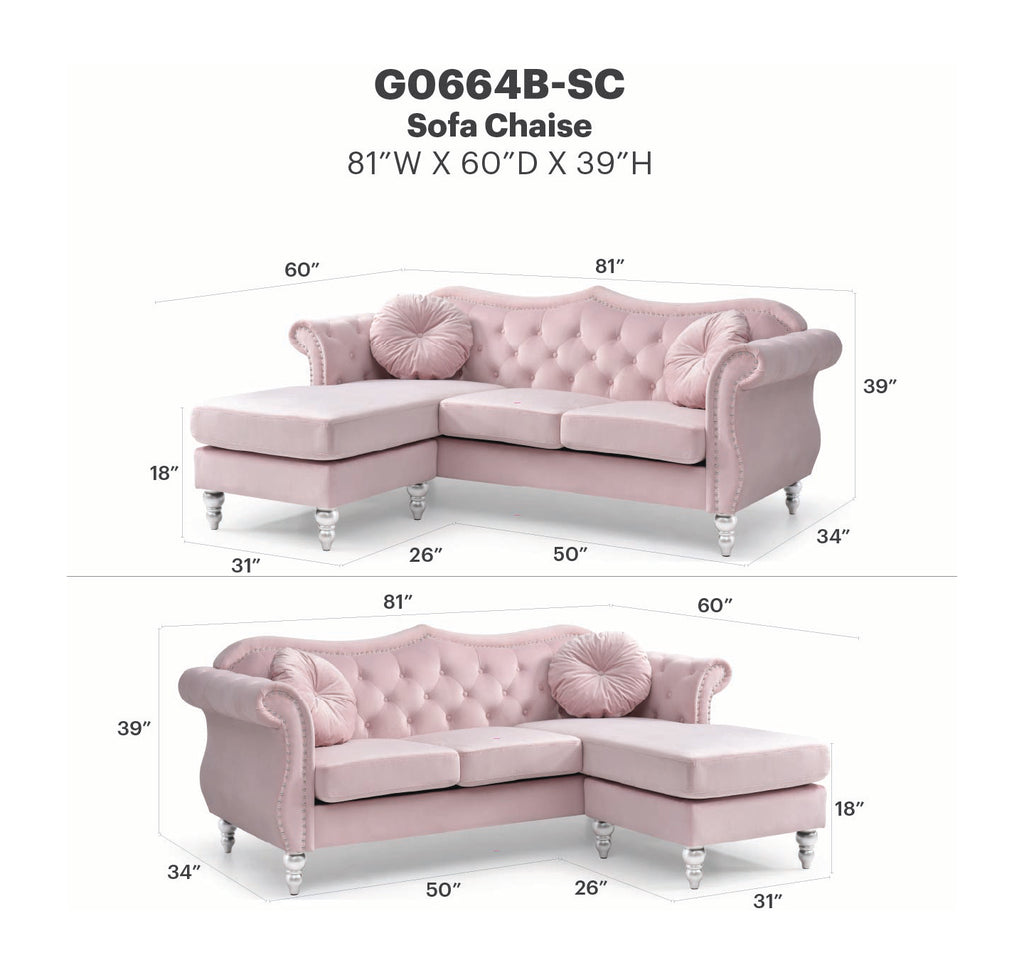 Hollywood Sofa Chaise