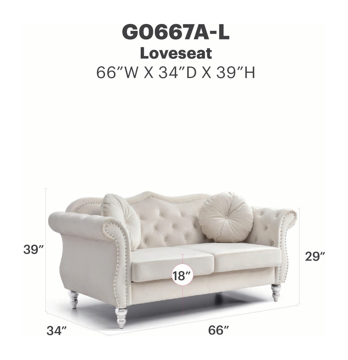 Hollywood Loveseat