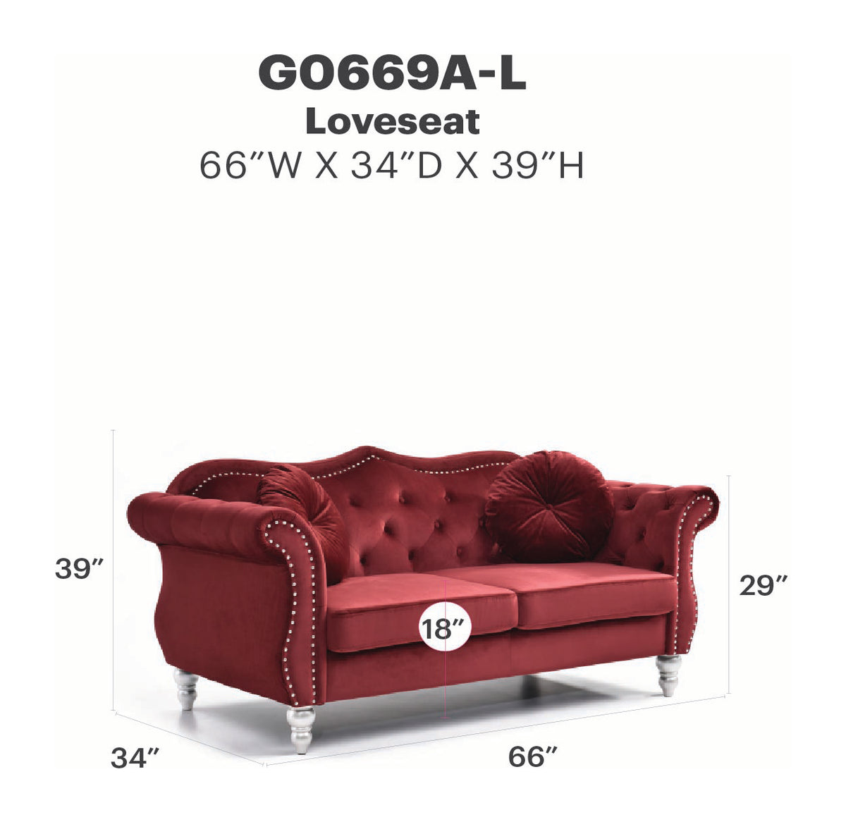 Hollywood Loveseat