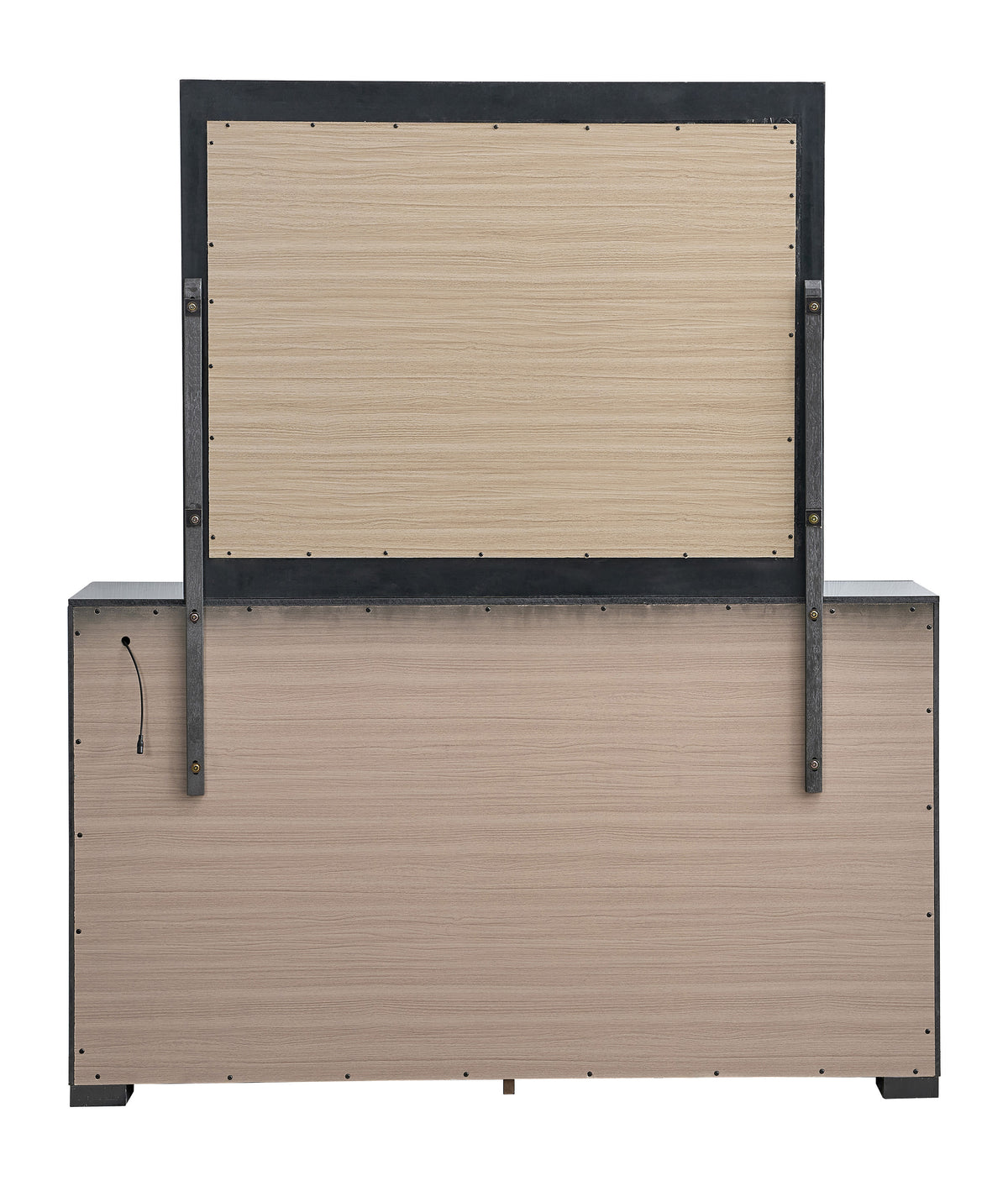 Wave Dresser and Mirror