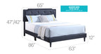 Deb Upholstered Bed
