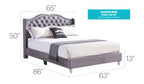 Joy Upholstered Bed