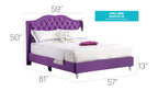 Joy Upholstered Bed