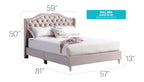Joy Upholstered Bed