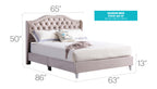 Joy Upholstered Bed
