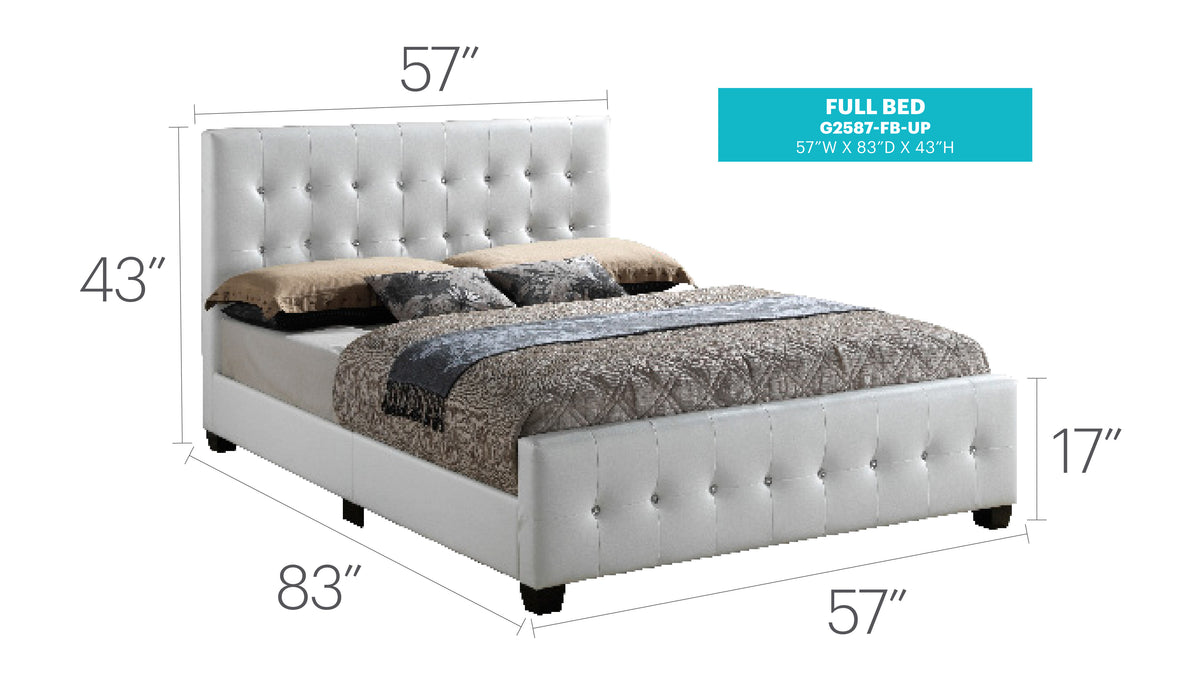 Diamond Upholstered Bed