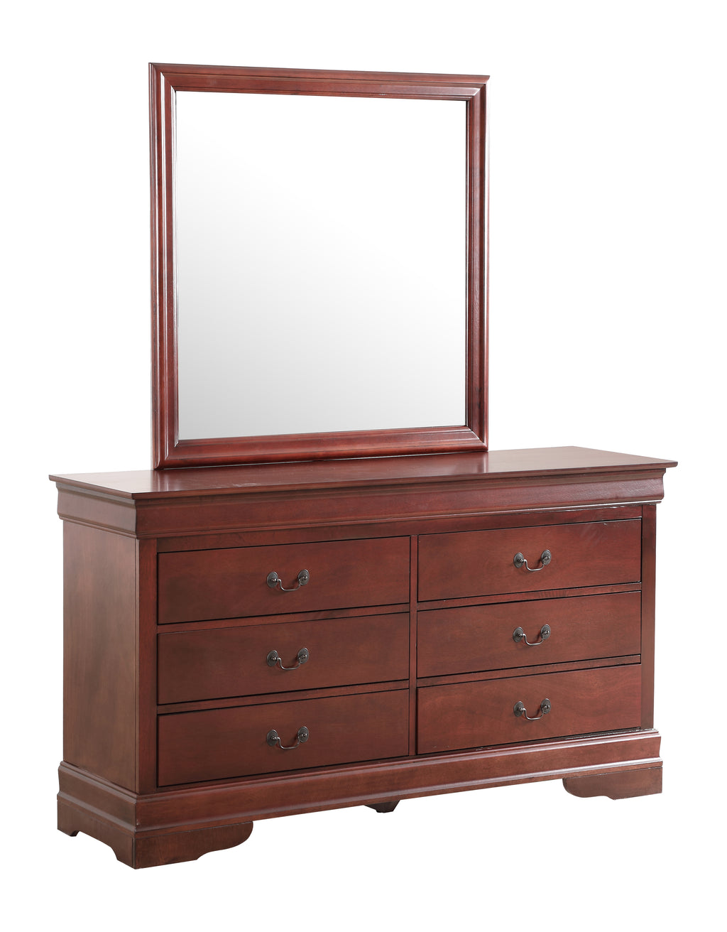 Louis Phillipe Dresser and Mirror