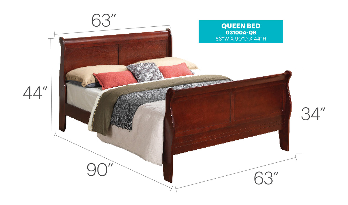 Louis Phillipe Bed