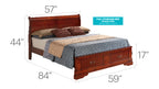 Louis Phillipe Bed