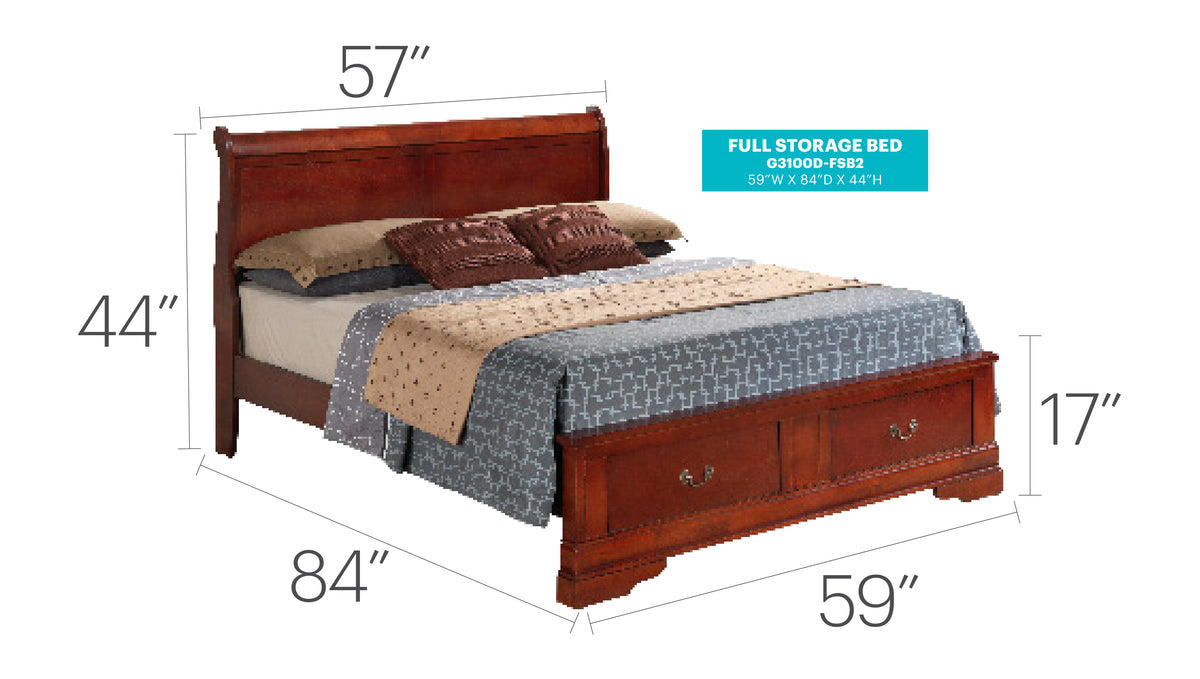 Louis Phillipe Bed