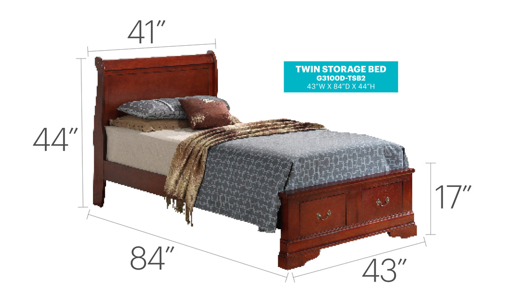 Louis Phillipe Bed