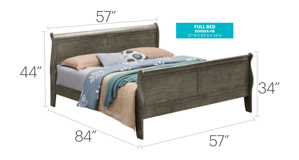 Louis Phillipe Bedroom Collection