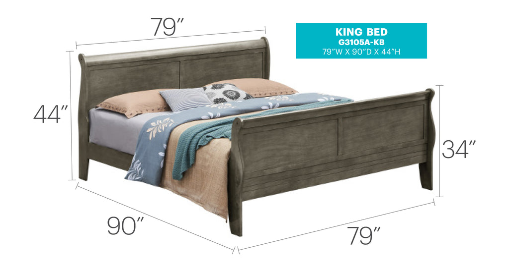 Louis Phillipe Bed