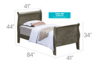 Louis Phillipe Bed