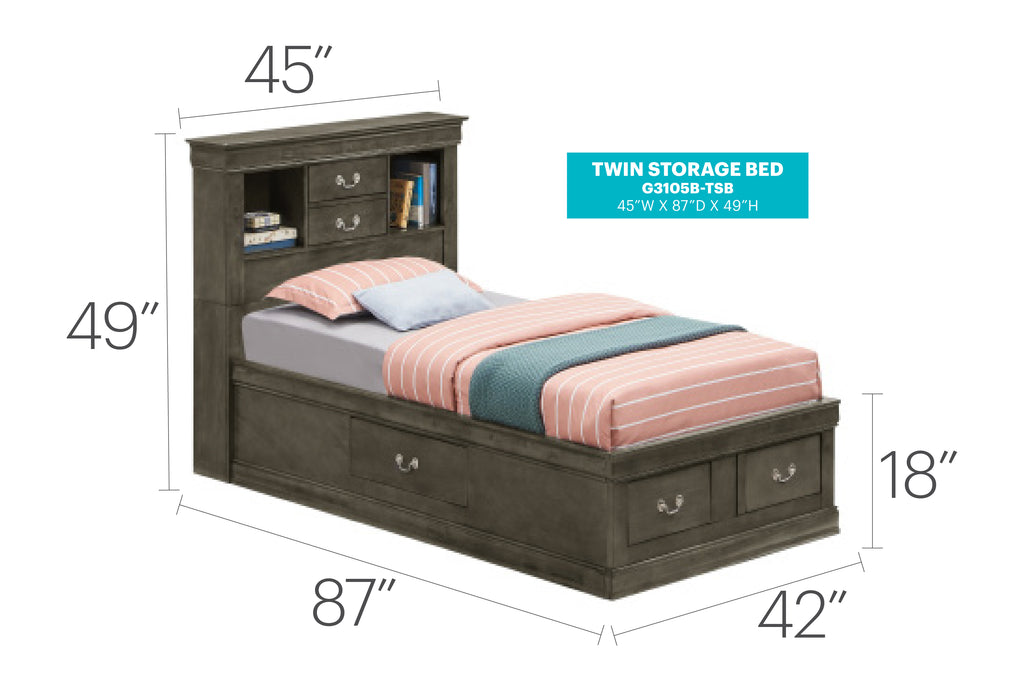 Louis Phillipe Bedroom Collection