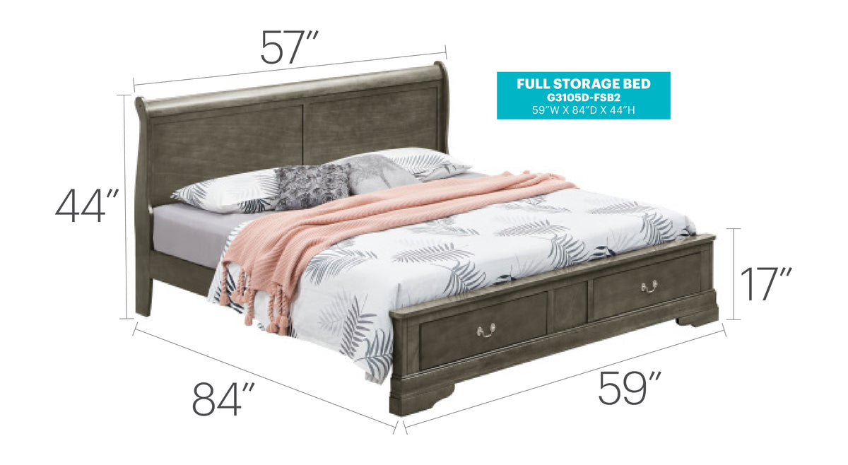 Louis Phillipe Bed