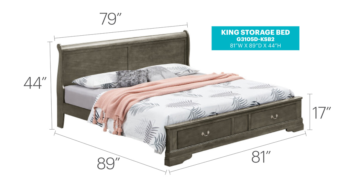 Louis Phillipe Bedroom Collection