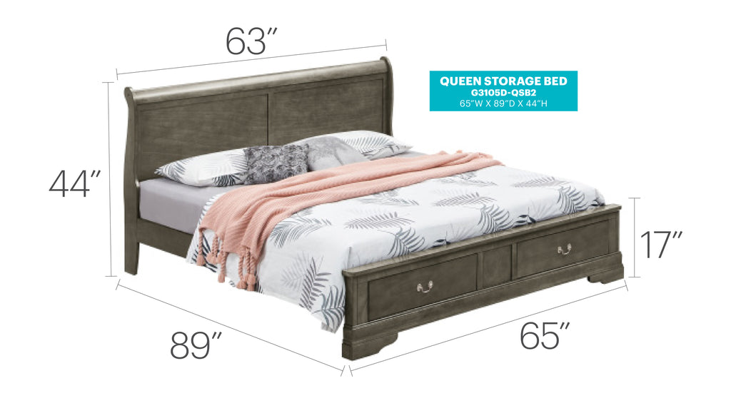 Louis Phillipe Bedroom Collection